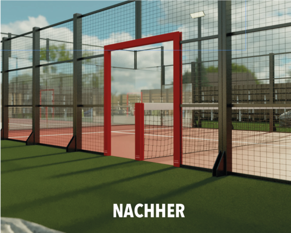 Unser PADEL TÜRRAHMENSCHUTZ KIT - Fall- und Stoßschutz ist genau das Richtige für Sie!