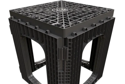 Wurzelbildung unter Straßen, Wurzelschutz Stadtbäume, Neu Elevator Wurzelschutz,