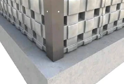 Stützmauer Schutzsystem, PP-Kunststoff recycelt,
